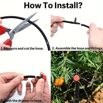 Κιτ αυτόματου ποτίσματος με σταγόνες 30 μέτρων για κήπους, μπαλκόνια και γλάστρες - ένα δημοφιλές προϊόν εξαγωγής