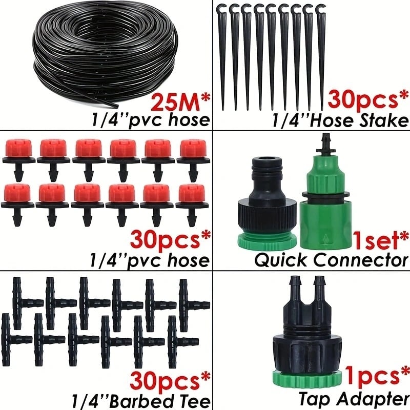 Κιτ αυτόματου ποτίσματος με σταγόνες 30 μέτρων για κήπους, μπαλκόνια και γλάστρες - ένα δημοφιλές προϊόν εξαγωγής