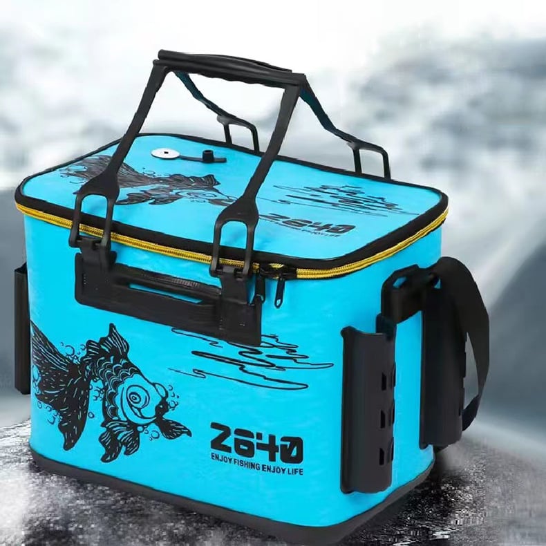 EVA кофа за риболов със кутия за примамки, сгъваема водна кофа и кутия за риба