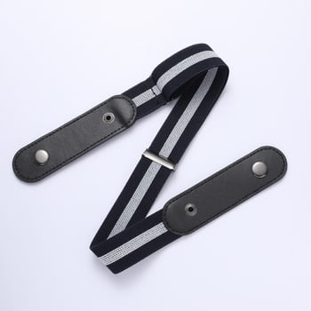 Еластичен мъжки колан за дънки, универсален, невидим, безшевен, без пробиване, декоративен