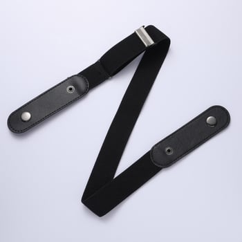 Еластичен мъжки колан за дънки, универсален, невидим, безшевен, без пробиване, декоративен