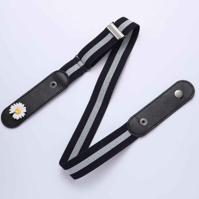 Еластичен мъжки колан за дънки, универсален, невидим, безшевен, без пробиване, декоративен