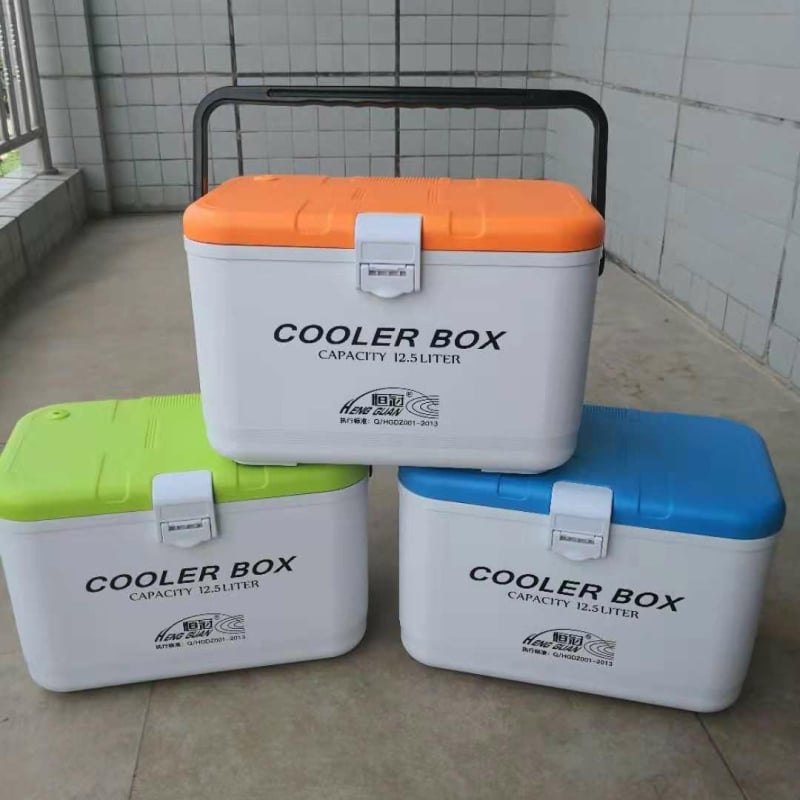 Constant Crown 9-12 л кутия за морски риболов с отделение за живи риби, кутия за живи примами и скариди, изолирана за запазване на свежест, ледена риболовна кутия