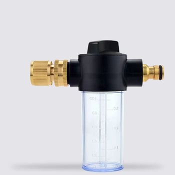 Σύνδεσμος μπουκαλιού αφρού πλυσίματος αυτοκινήτων, αξεσουάρ πιστολιού νερού υψηλής πίεσης, γεννήτρια αφρού, ψεκαστήρας αφρού ταχείας δράσης, εφαρμογέας λιπάσματος