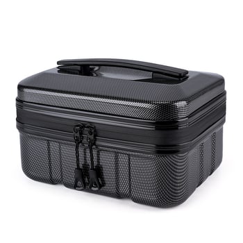 EVA кутия за риболовни принадлежности с твърд корпус, двуетажен органайзер за аксесоари, преносима водоустойчива кутия