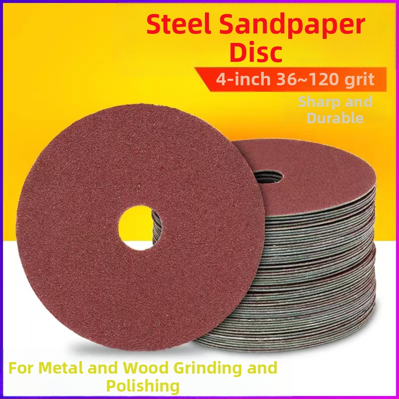 4-palcové kovové brúsne disky pre uhlovú brúsku, brúsne papierové disky, priemer 100 mm