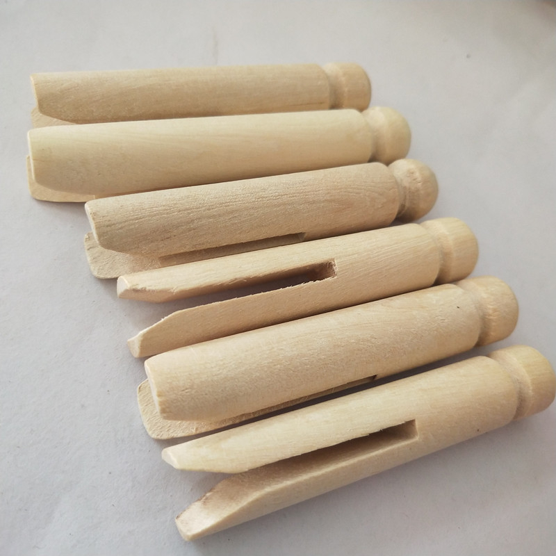 DIY дървен клип за запечатване на пакет със закуски и творческа дървена фигурка за домашна декорация