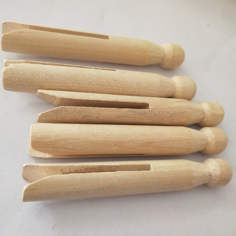 DIY дървен клип за запечатване на пакет със закуски и творческа дървена фигурка за домашна декорация