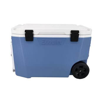 45-литрова термоизолирана кутия с колела за морски риболов