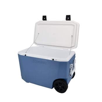 45-литрова термоизолирана кутия с колела за морски риболов
