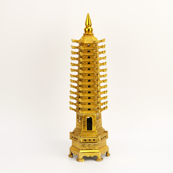 Латунен орнамент за бюро Wenchang Tower, 9 и 13 слоя