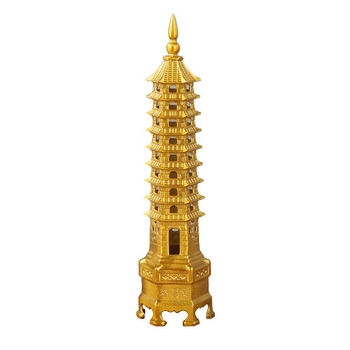Латунен орнамент за бюро Wenchang Tower, 9 и 13 слоя