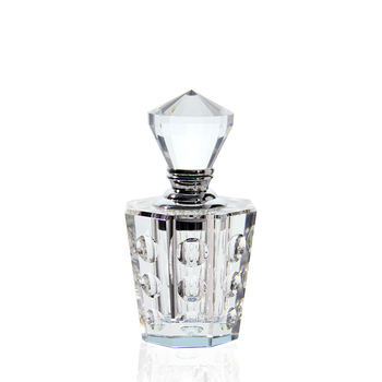 6 ml прозрачен кристален флакон за парфюм и етерични масла, празна бутилка, с възможност за печат на лого