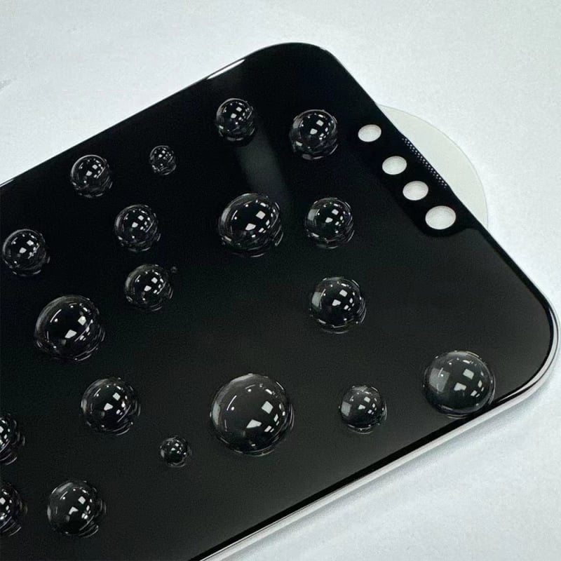 Стъклен протектор за дисплея за iPhone 14 Pro Max – 360° анти‑пийп, прахозащитен