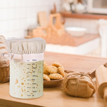 Нордически стил памучно покривало против прах за стъклени бутилки и ферментационни буркани – повторно използваем текстилен капак