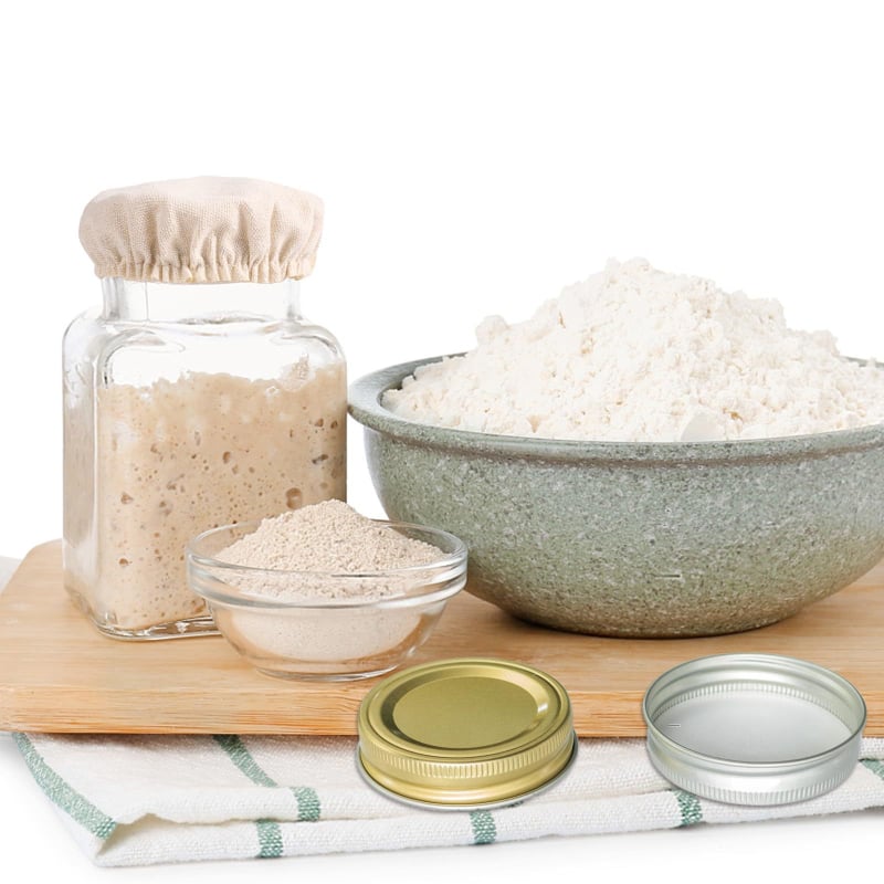 Нордически стил памучно покривало против прах за стъклени бутилки и ферментационни буркани – повторно използваем текстилен капак