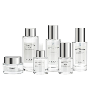 Γυάλινα μπουκαλάκια καλλυντικών με σταγονόμετρο: κρέμα, ορός, λοσιόν και αιθέριο έλαιο — δυνατότητα προσαρμοσμένου εκτύπωσης