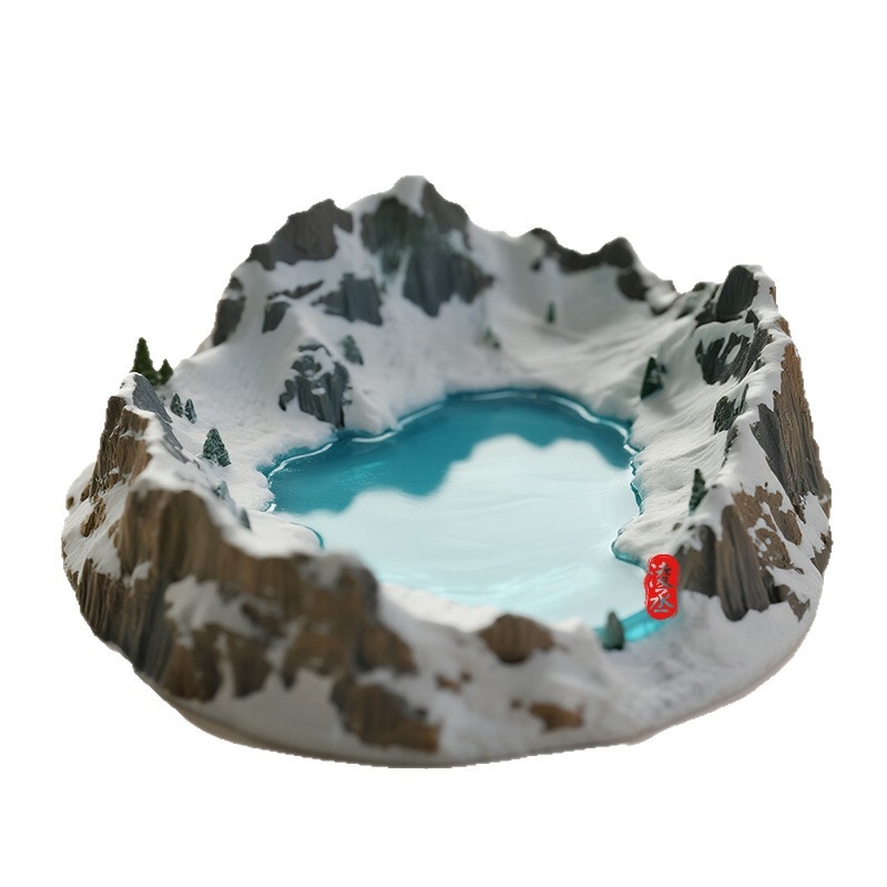 3D персонализиран магнит за хладилник – Changbaishan Tianchi, сувенир от пътуване, културен и творчески подарък