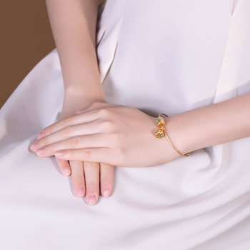 Гривна от имитиран хетиански нефрит за жени, мънисти от злато и коприна, тюркоаз и лотос, покрита със стерлингово сребро, винтидж стил син лотос