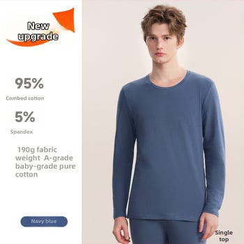 Top de bază din bumbac 100% pentru toamnă–iarnă, pentru bărbați