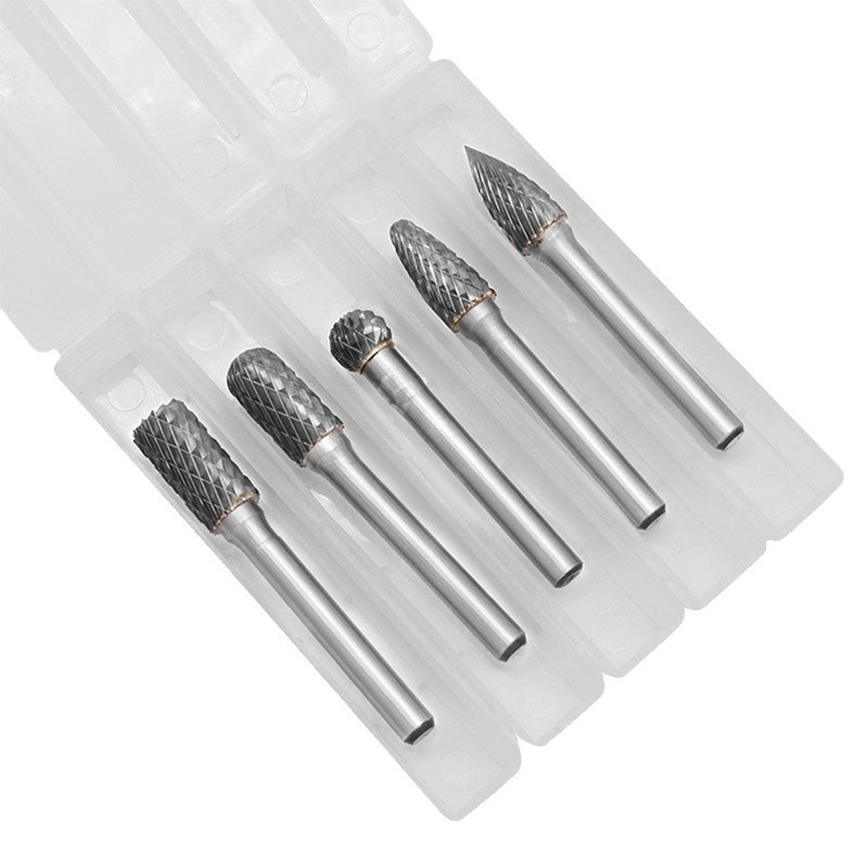 6x10/6x12 карбидно-вольфрамова стоманена въртяща се шлайф глава за дървообработване и дърворезба