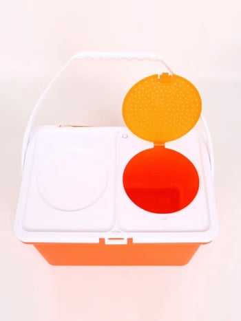 Кофа за риболов с твърд корпус и вентилационни отвори, по-дълбок и по-дебел дизайн, голям капацитет, кутия за съхранение на риболовни принадлежности за див риболов