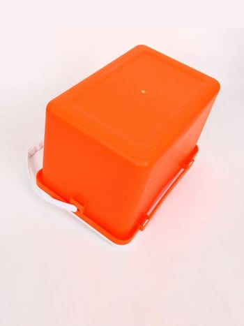 Кофа за риболов с твърд корпус и вентилационни отвори, по-дълбок и по-дебел дизайн, голям капацитет, кутия за съхранение на риболовни принадлежности за див риболов