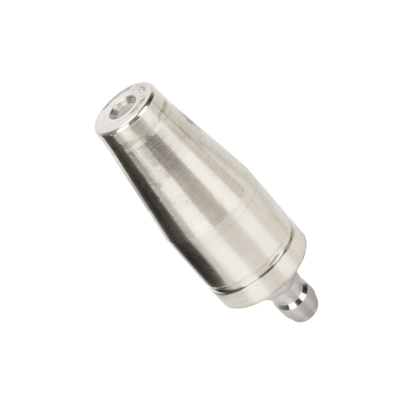 Ανοξείδωτος υψηλής πίεσης καθαριστής με 360° περιστρεφόμενη κεφαλή σε σχήμα λωτού και γρήγορο σύνδεσμο ακροφυσίου για νεροπίστολο, για απομάκρυνση σκουριάς και φλοιού