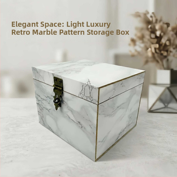 Дървена ръчно изработена подаръчна кутия с каменен капак — минималистичен дизайн за съхранение