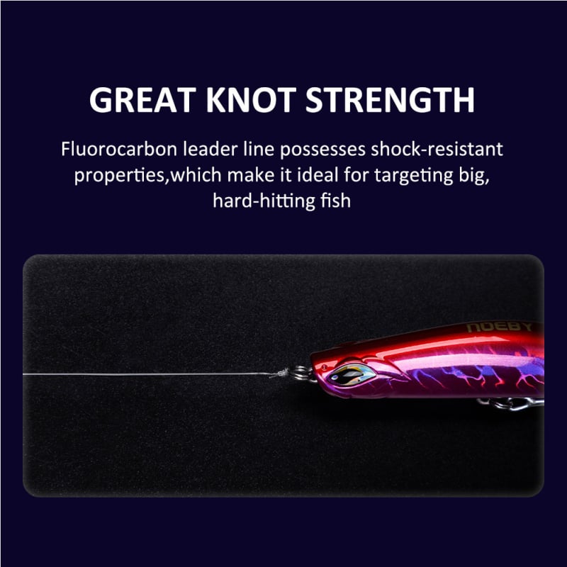 Nobby φλουροκαρβονική γραμμή αλιείας με νήμα-ηγέτη