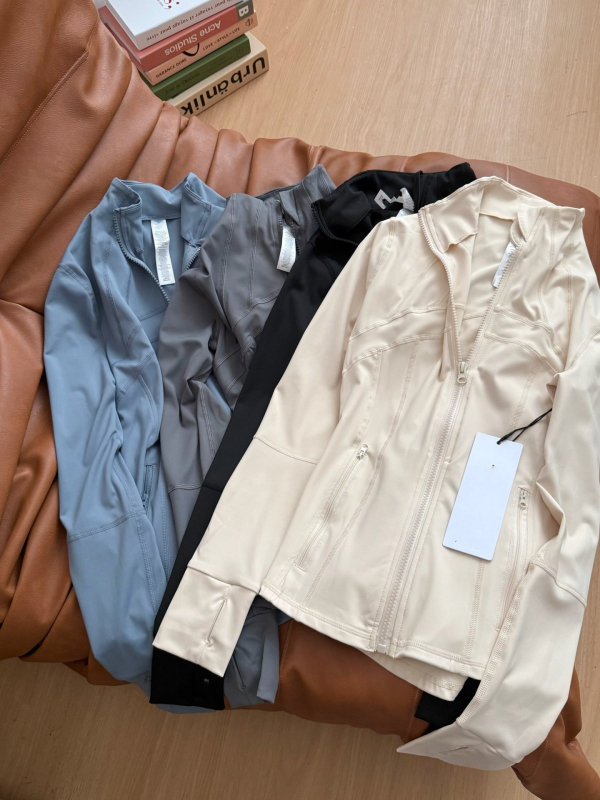 Cross-Border Al0 Γυναικείο μπουφάν με ψηλό γιακά, κλασική στενή γραμμή για γιόγκα, ελαστικό, διαπνέον και γρήγορα στεγνωμένο κορυφαίο