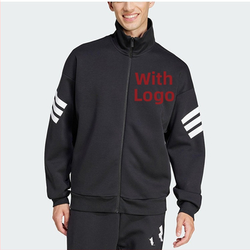 Pánske hoodie cardigan, voľný strih, dlhé rukávy, na jar a jeseň 2025