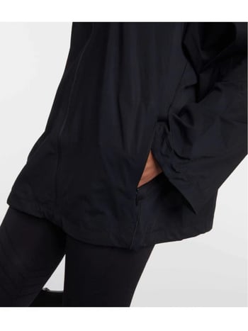 Дамско леко бомбер яке с UV защита, черно, свободна кройка, градски спортен стил