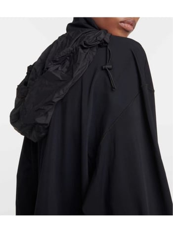 Дамско леко бомбер яке с UV защита, черно, свободна кройка, градски спортен стил