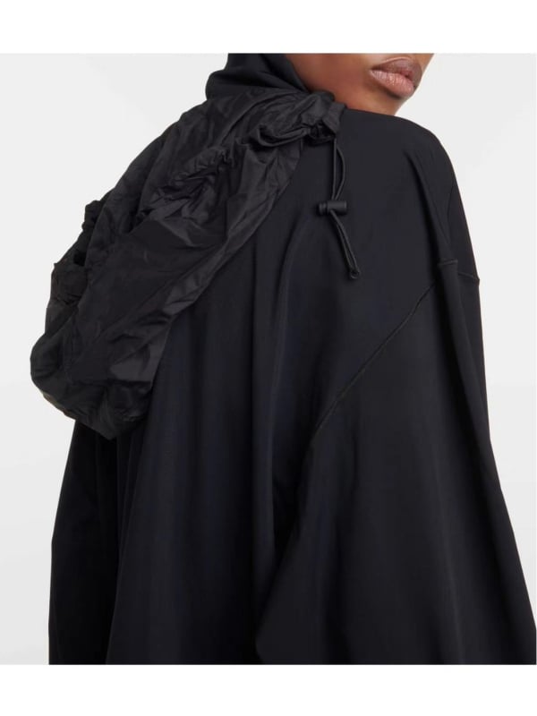 Дамско леко бомбер яке с UV защита, черно, свободна кройка, градски спортен стил