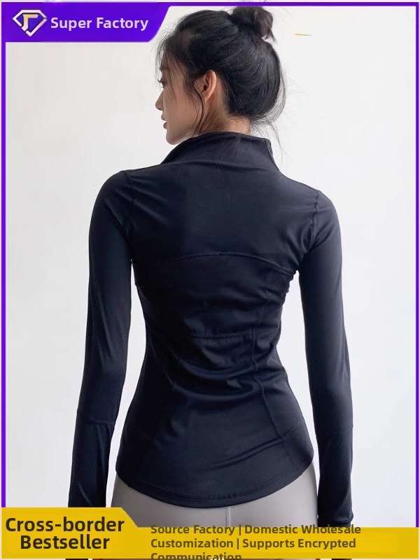 Ženský profesionálny bežecký a tréningový set s bundou pre Pilates a jogu