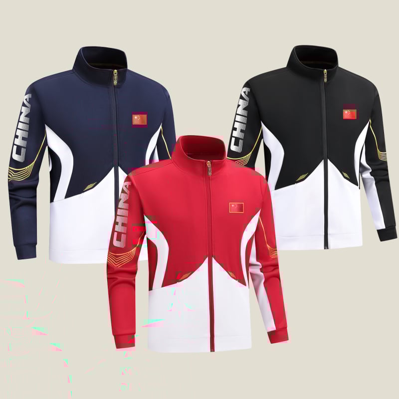 Παιδική ανοιξιάτικη ζακέτα προπόνησης για μαχητικά αθλήματα, μακριά μανίκια, με σταθερό γιακά, χωρίς κουκούλα, πολυεστέρας