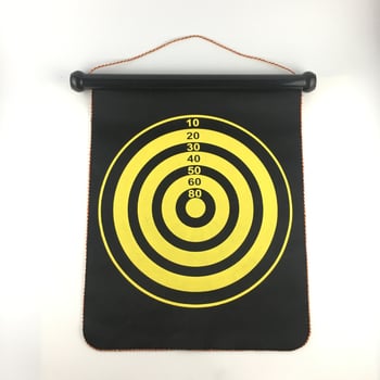 Magnetski dvostrani terč za pikado za djecu, set s 4 i 6 šipki