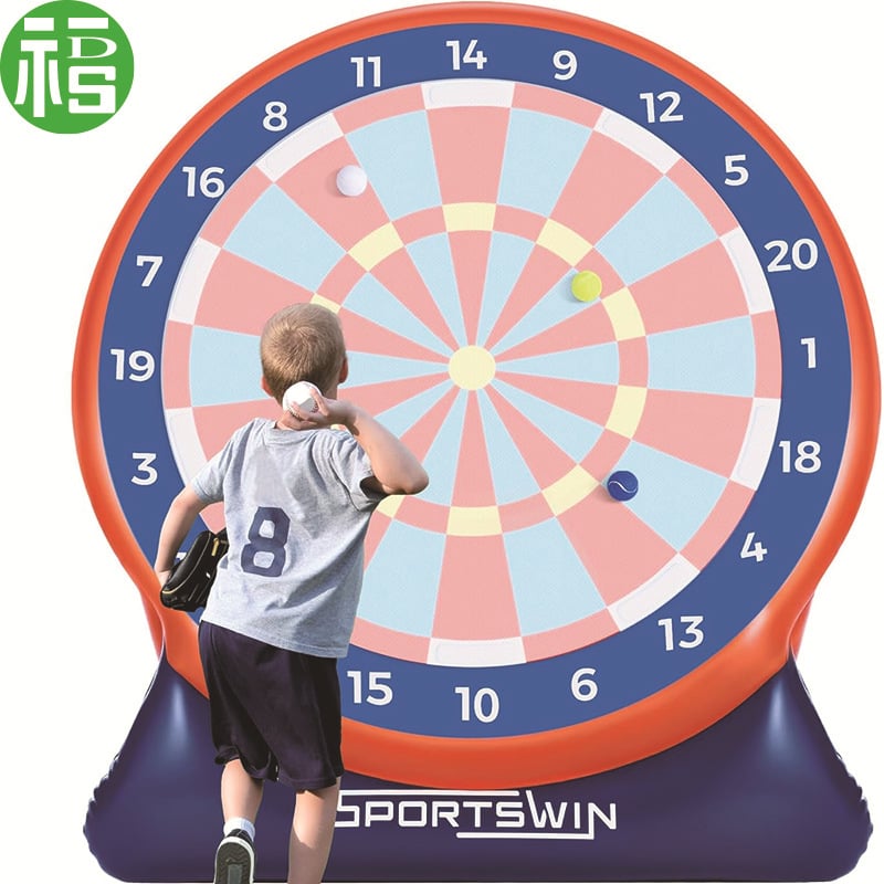 Naduviva meta za dartove za igru na travi