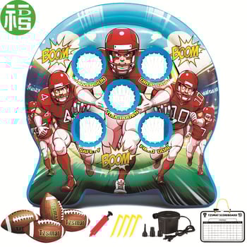 Naduvani rugby cilj za dartove, velika interaktivna ploča