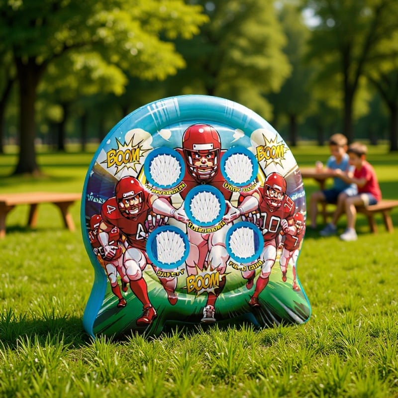 Naduvani rugby cilj za dartove, velika interaktivna ploča