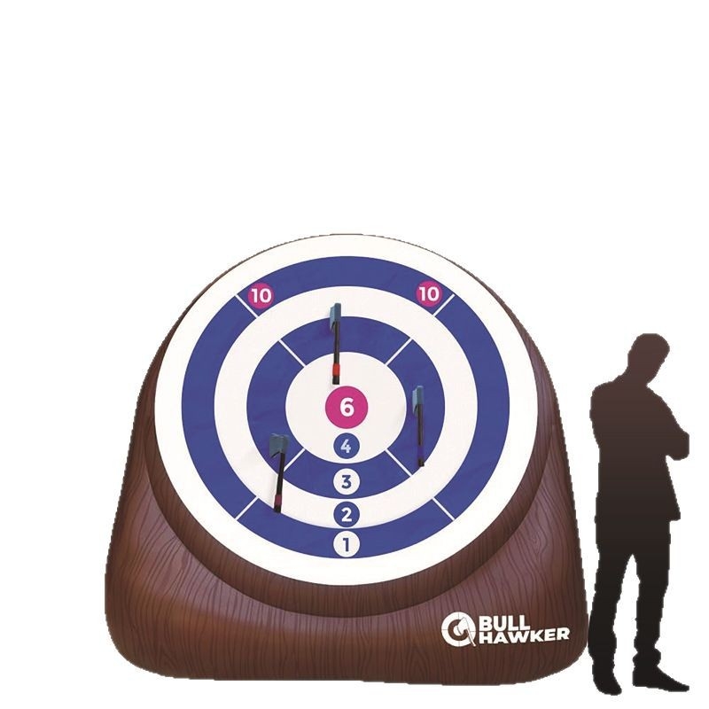 Надуваема PVC дартс мишена за открито хвърляне, комплект от 10 дартс