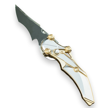 Delta Props 15 cm сгъваем нож Blade of Mercy, метален модел оръжие, занаятчийска играчка, без острие