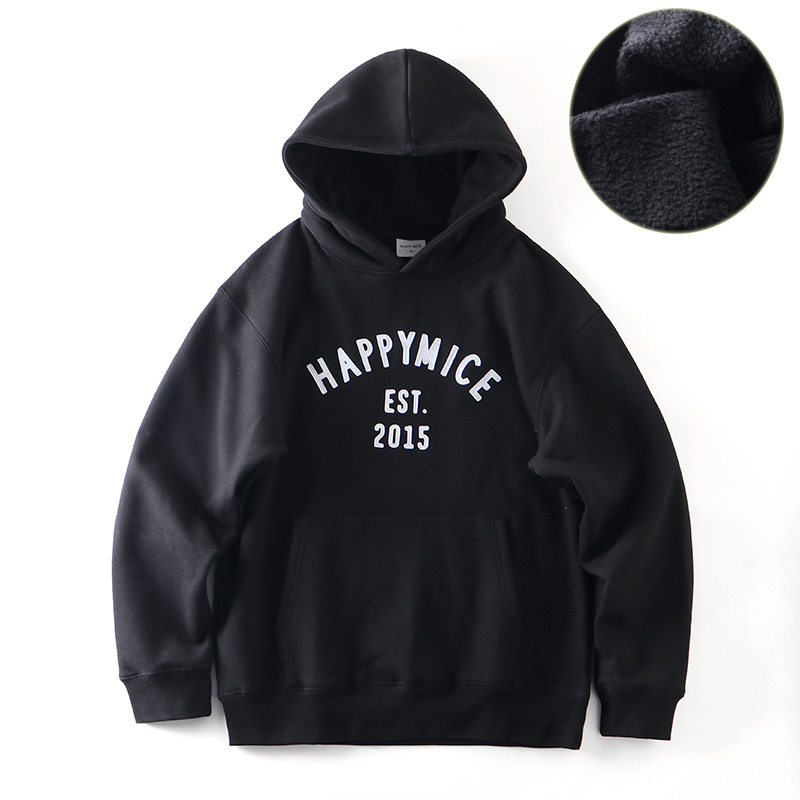 Σειρά σχεδιαστή: φούτερ με κουκούλα, εσωτερική φλις επένδυση, χοντρό για φθινόπωρο-χειμώνα, ανδρικό casual στυλ