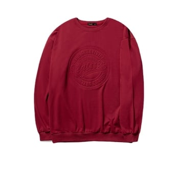 Αντρικό πουλόβερ σε μεγάλο μέγεθος, άνετη γραμμή, ανάγλυφο μοτίβο και ανιμέ σχέδιο, φθινοπωρινό ρούχο