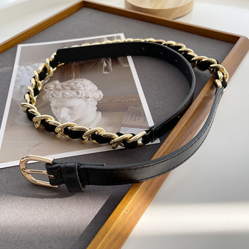 Μεταλλική αλυσίδα μέσης για γυναίκες, διακριτικό μοντέρνο αξεσουάρ μόδας, διακοσμητική αλυσίδα για παντελόνια και σακάκια, δυτικού στυλ μόδας