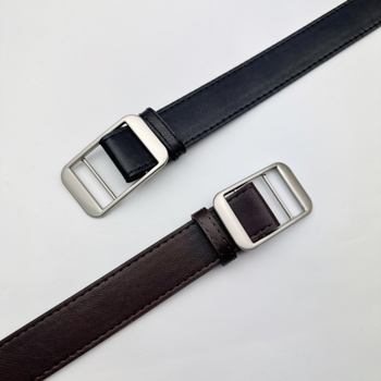 Unisex PU δερμάτινη ζώνη με καρφί, casual ζώνη για τζιν, μήκος 105 cm