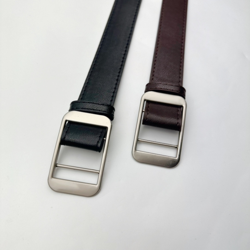 Unisex PU δερμάτινη ζώνη με καρφί, casual ζώνη για τζιν, μήκος 105 cm