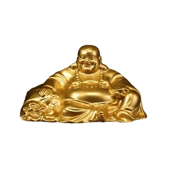 Сплавен орнамент Maitreya Buddha за дом и дневна молитва, настолна метална статуетка на Усмихнатия Буда