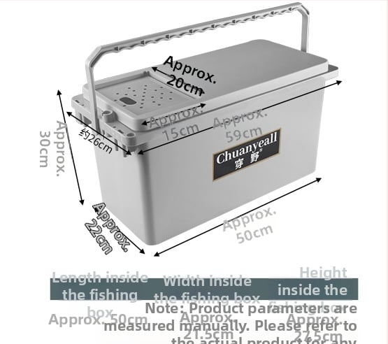 Wear the Wild Малка интегрирана кофа за риболов за морски и скалист риболов – седни или носи, кофа за съхранение на риба